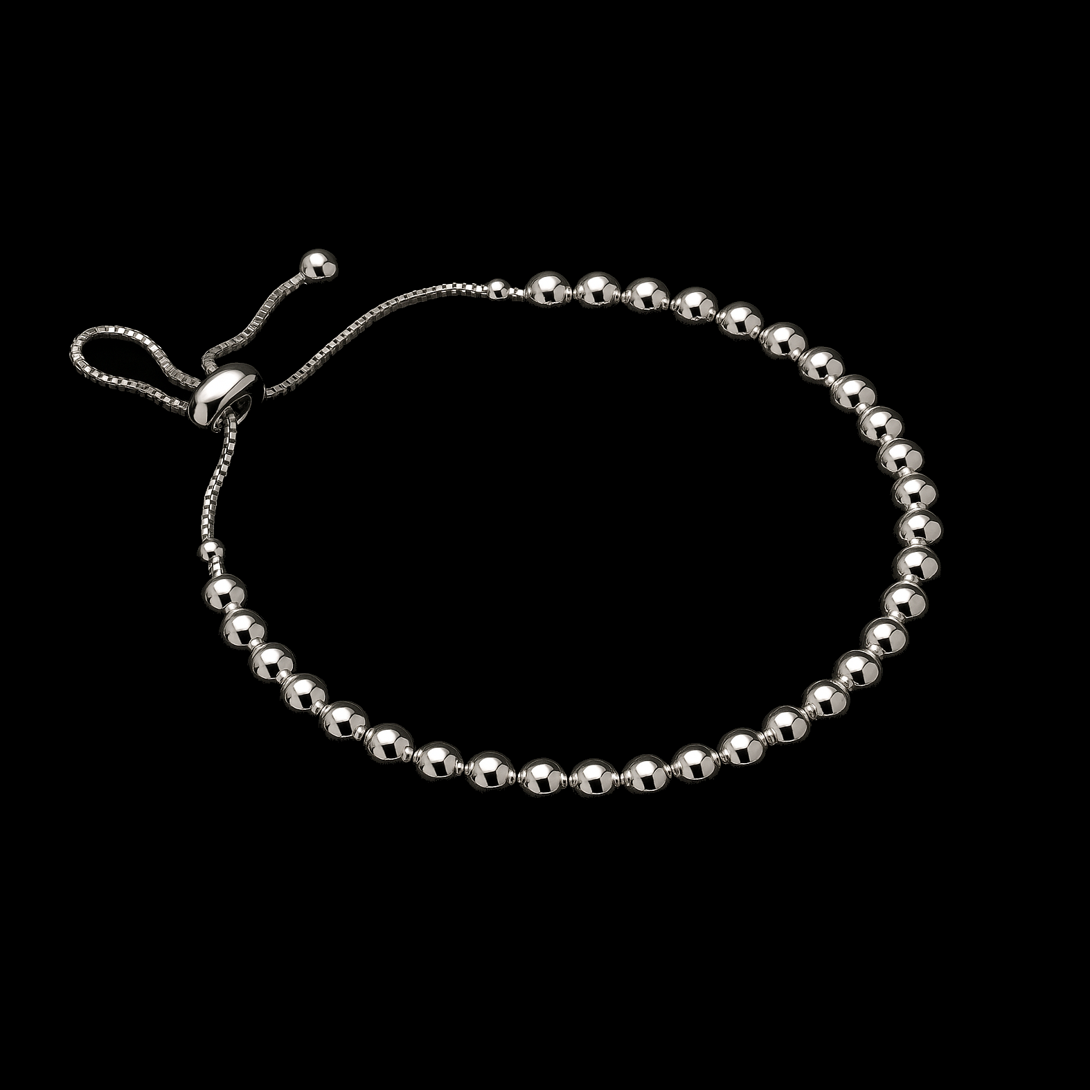 Sterling Silver Bead Bracelets