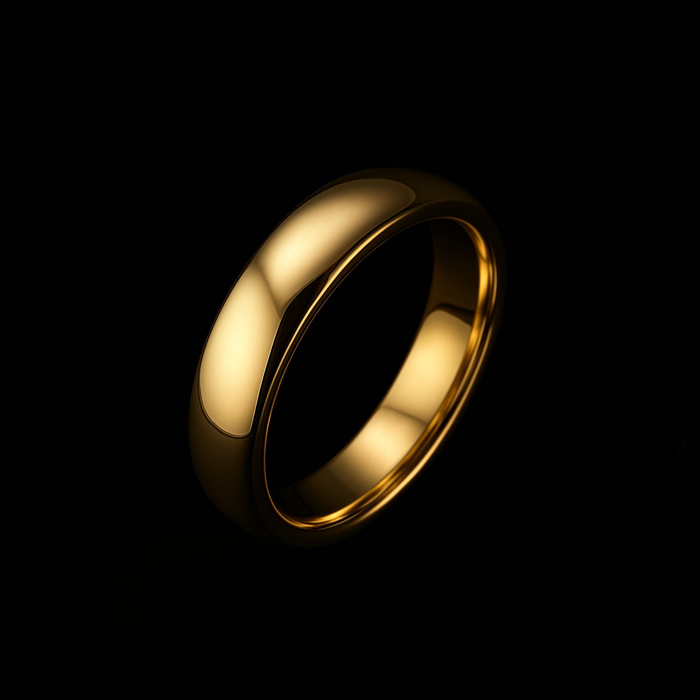 18K Gold Men's Classic Wedding Ring