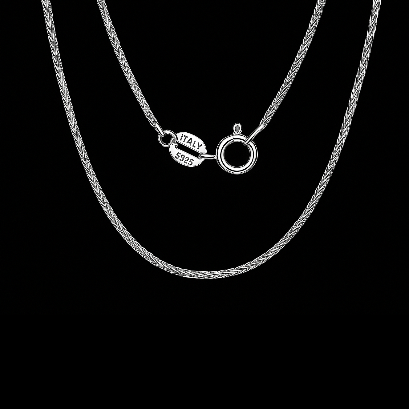 Italian Sterling Silver Chopin Chain
